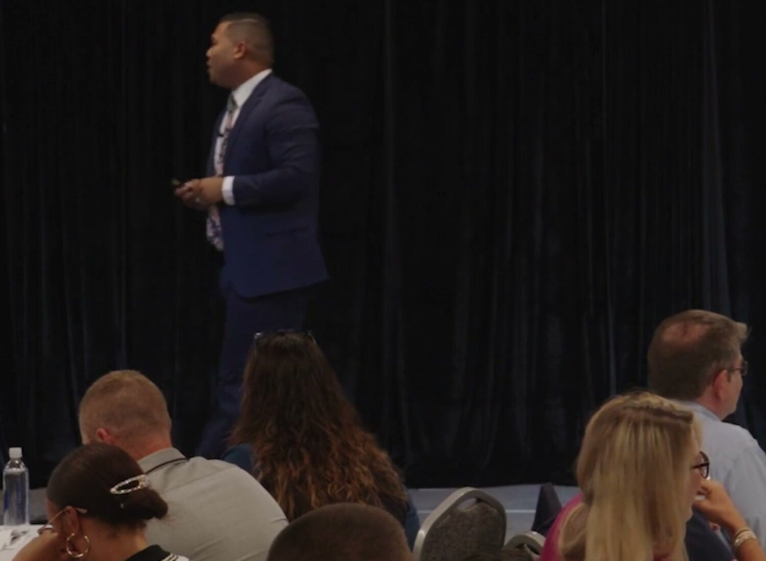 Allen Weaver presenting to a team